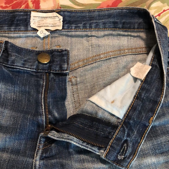 CURRENT ELLIOTT size 26 Stretch Denim Shorts 5”’ Inseam Soft Light Distress 5Pkt - Picture 6 of 12
